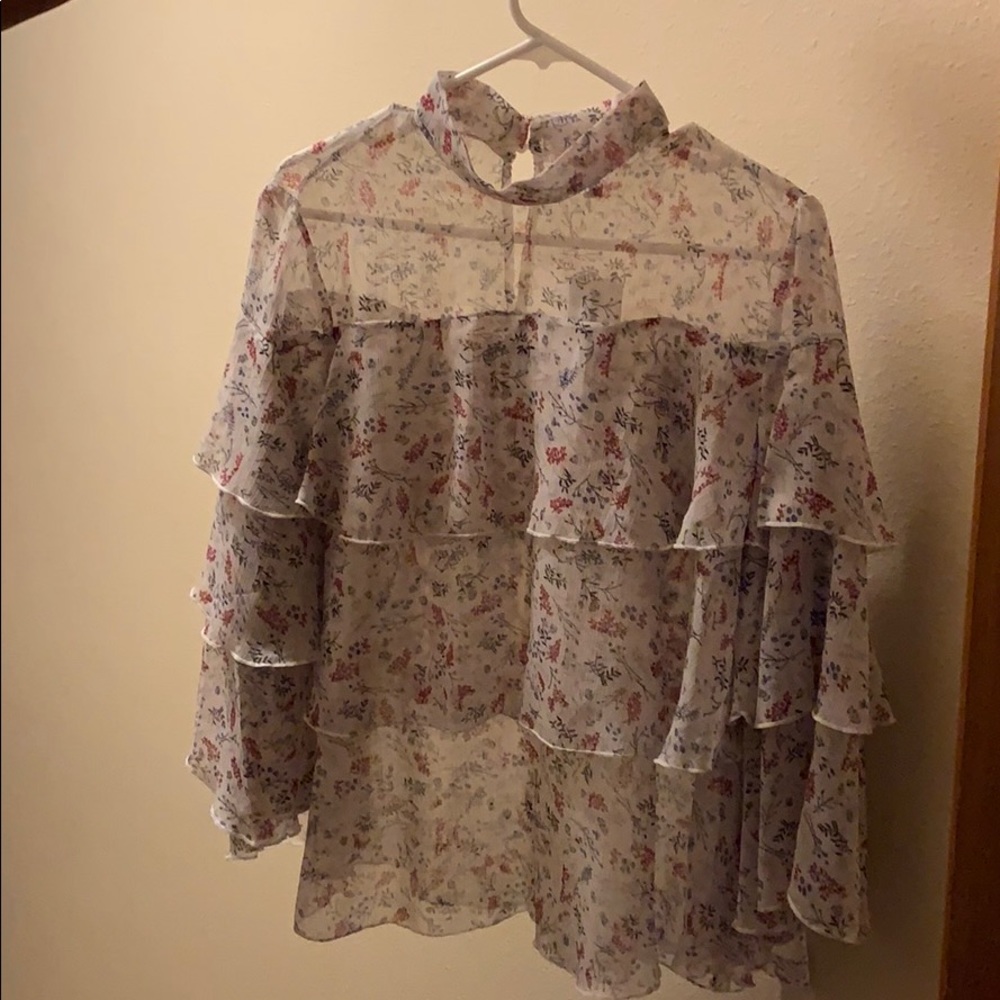Philosophy Flower print shirt